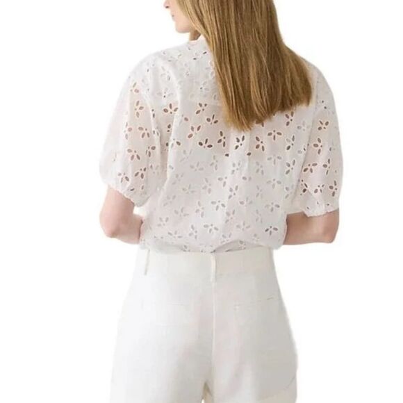 J.Crew high rise Linen Blend Cuffed Shorts size 0 - Picture 2 of 9